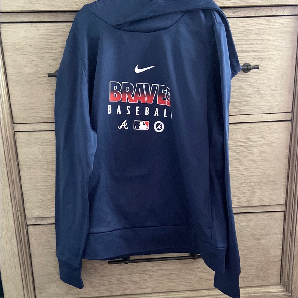 Kids Nike Braves Baseball Hoodie